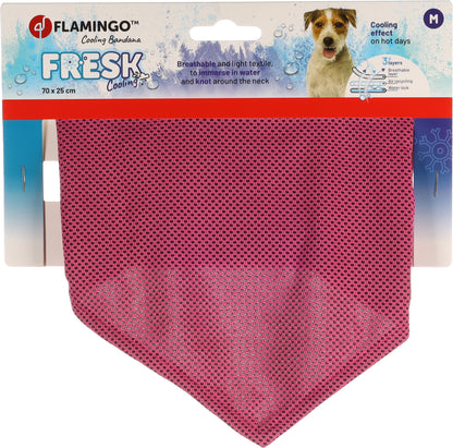 Flamingo Fresk Inou M - охлаждаща бандана за куче 70 / 25 см.
