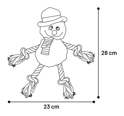 Flamingo Christmas Toy Xima Snowman - плюшена играчка 32 / 8,8 / 30 см