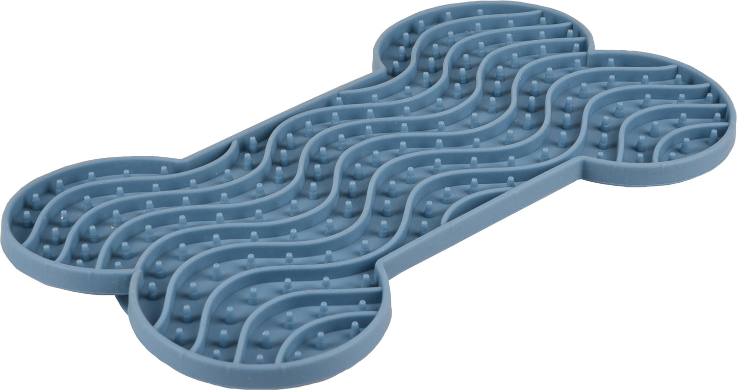 Flamingo Lick Pad Yummee Petrol - подложка за хранене 21,8 см