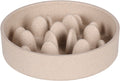 Flamingo Slow Feeder Greni Round Beige - купа за бавно хранене 790 мл, бежов