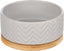 Flamingo Feeding and drinking bowl Bianco Round - керамична купичка за храна и вода 990 мл, бяла