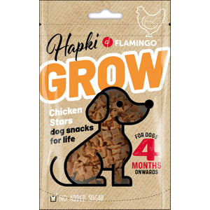 Flamingo Hapki Grow Stars with Chicken - лакомство за кученца с пилешко месо 85 гр