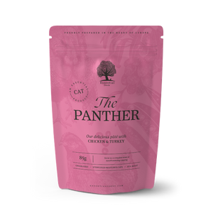 Essential The Panther - пауч за кастрирани котки с пилешки филенца и пуешко 85 гр.