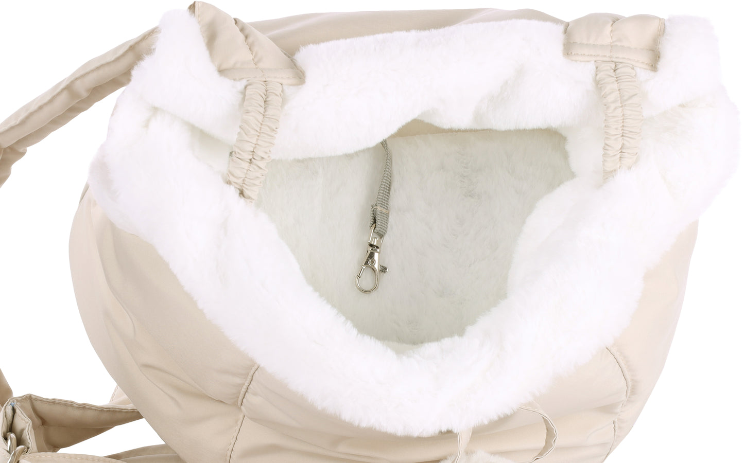 Flamingo Front carrier Cuddi Beige - мека транспортна чанта 32 / 22 / 25 см