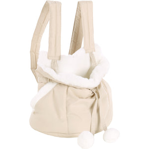 Flamingo Front carrier Cuddi Beige - мека транспортна чанта 32 / 22 / 25 см
