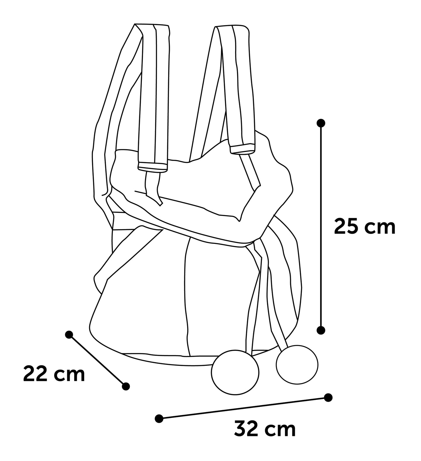 Flamingo Front carrier Cuddi Beige - мека транспортна чанта 32 / 22 / 25 см