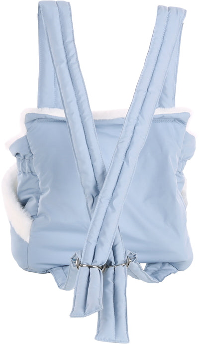 Flamingo Front carrier Cuddi Blue - мека транспортна чанта 32 / 22 / 25 см