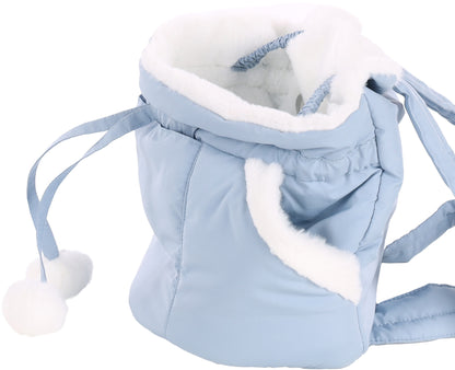 Flamingo Front carrier Cuddi Blue - мека транспортна чанта 32 / 22 / 25 см