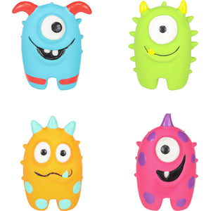 Flamingo Toy Bibber Monster - играчка за куче 9 см, различни цветове