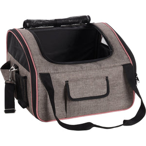 Flamingo Car Seat Puppy Xenophon Taupe - чанта от плат за кучета 44 / 37.5 / 29.5 см