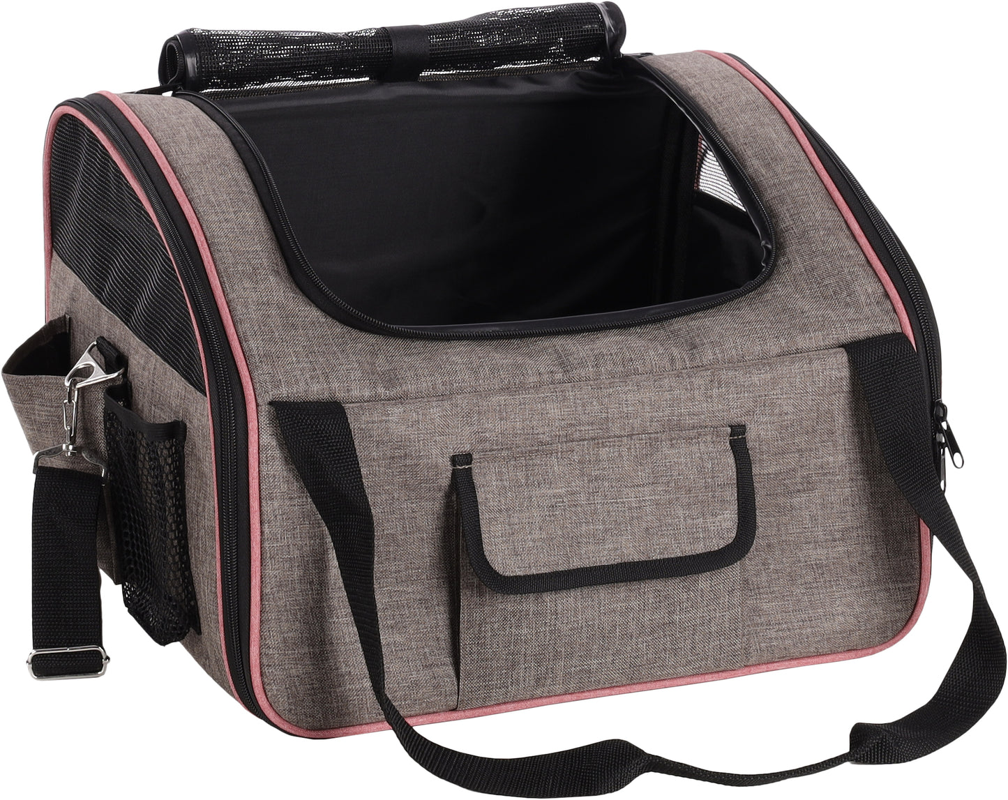 Flamingo Car Seat Puppy Xenophon Taupe - чанта от плат за кучета 44 / 37.5 / 29.5 см