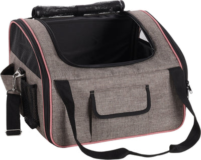 Flamingo Car Seat Puppy Xenophon Taupe - чанта от плат за кучета 44 / 37.5 / 29.5 см