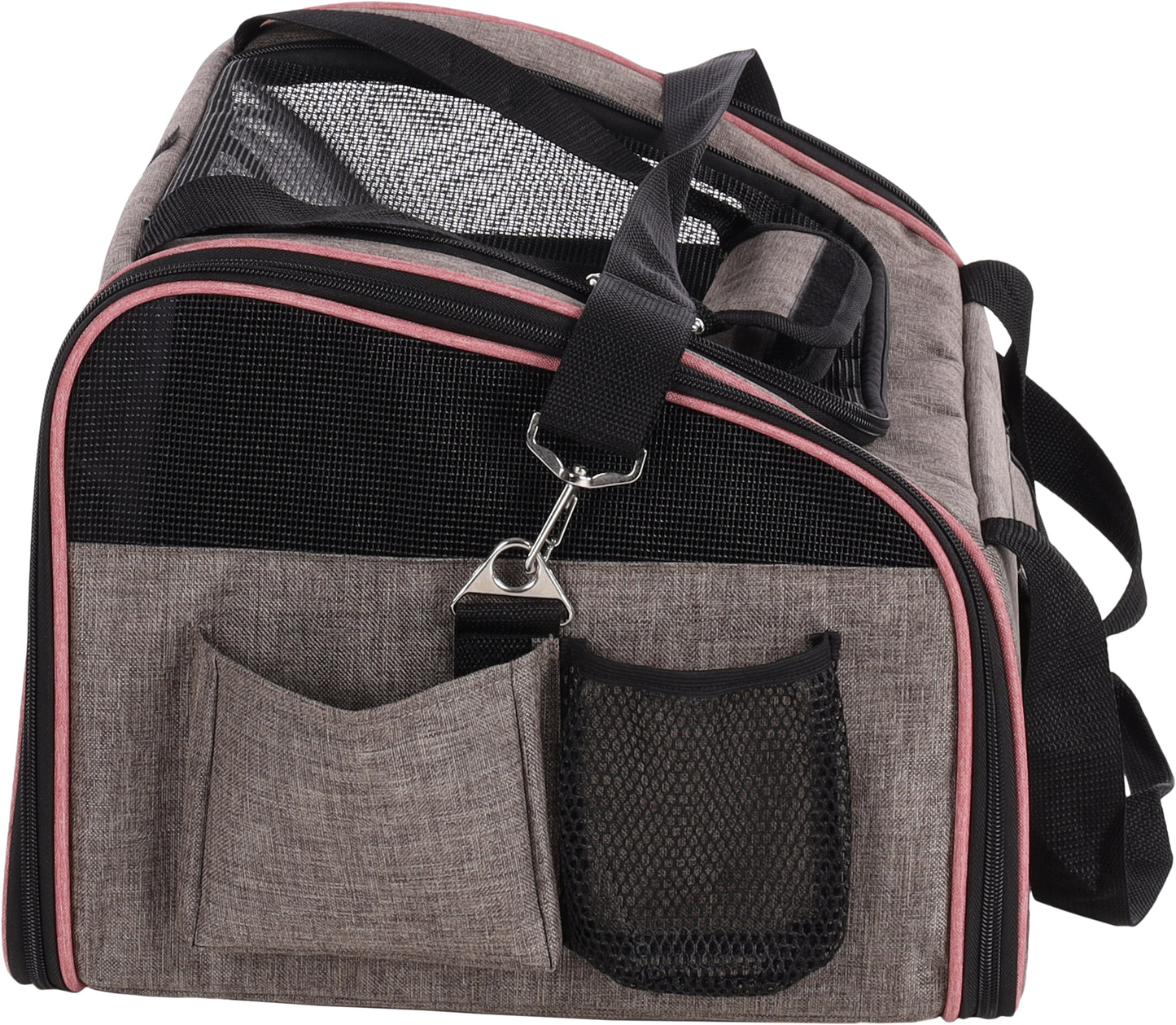 Flamingo Car Seat Puppy Xenophon Taupe - чанта от плат за кучета 44 / 37.5 / 29.5 см