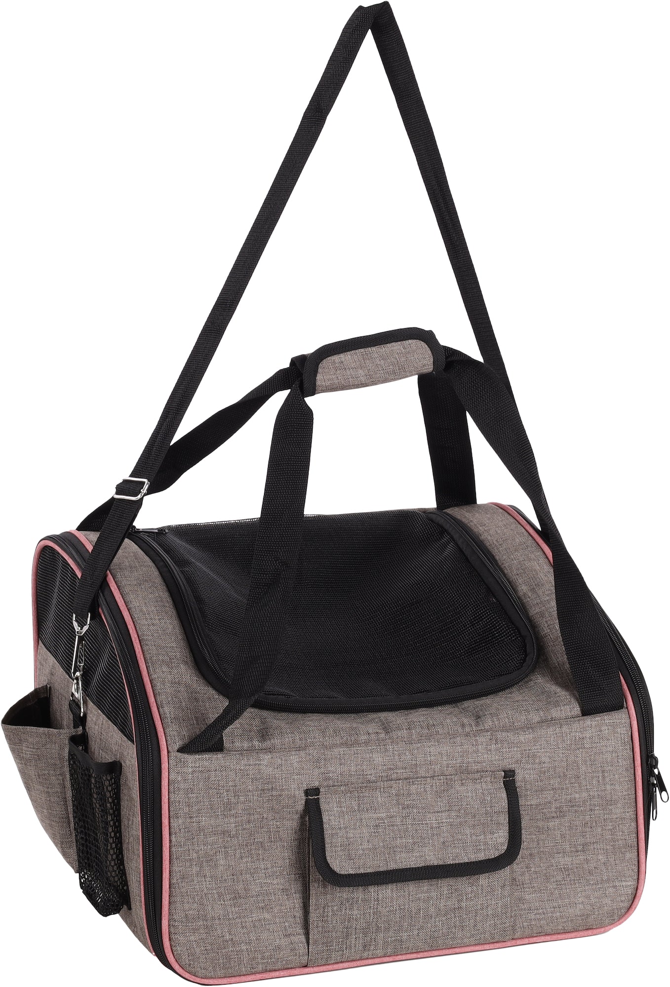 Flamingo Car Seat Puppy Xenophon Taupe - чанта от плат за кучета 44 / 37.5 / 29.5 см