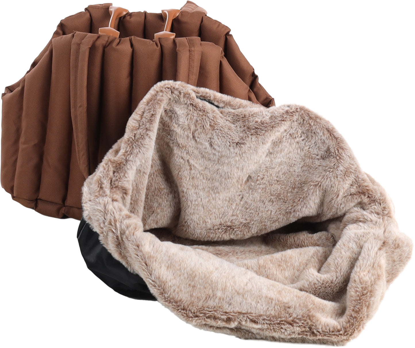 Flamingo Carrying Bag Tuke - луксозна мека чанта, кафяв