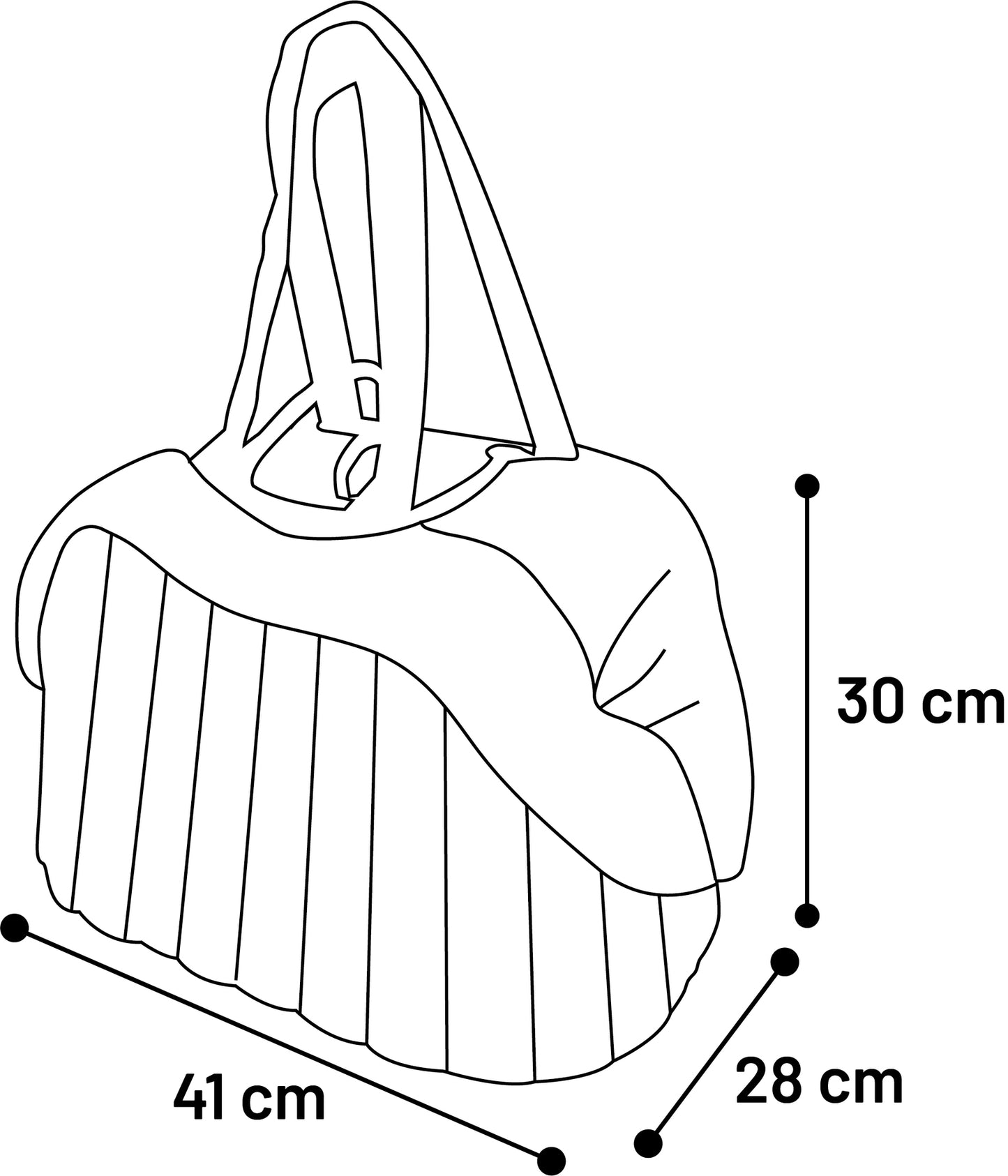 Flamingo Carrying Bag Tuke - луксозна мека чанта, кафяв