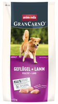 GranCarno Adult Poultry and Lamb - храна за кучета с птиче и агнешко месо 12 кг