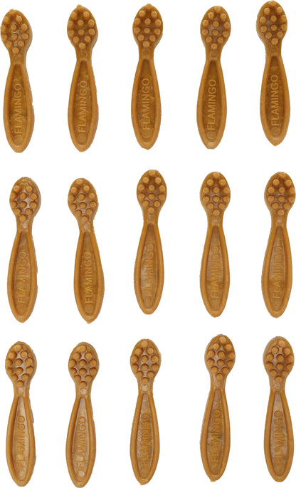 Flamingo Veggie Toothbrush with Pine Apple - лакомство за куче с ананас 120 гр