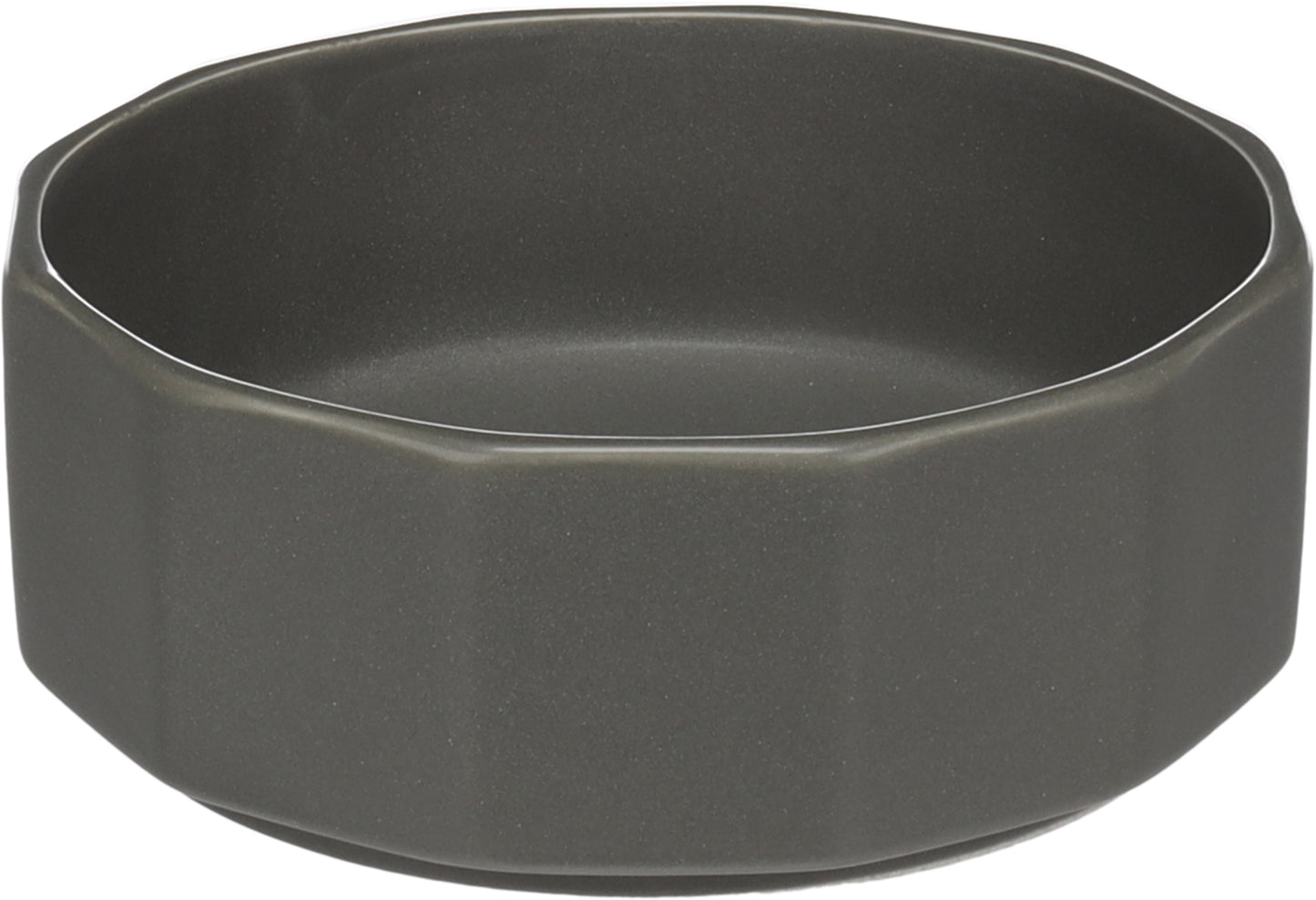 Flamingo Feeding and Drinking Bowl Valerio Round - купичка за храна и вода, сива 800 мл