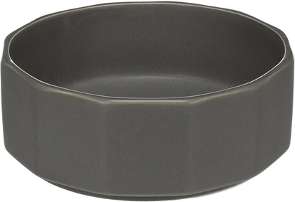 Flamingo Feeding and Drinking Bowl Valerio Round - купичка за храна и вода, сива 800 мл