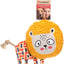 Flamingo Toy Saffia Lion with Rope Ochre - плюшена играчка 22 / 6 / 18 см
