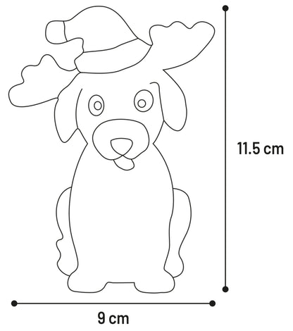 Flamingo Christmas Toy Itzel - латексова играчка 7 / 7 / 14,6 см
