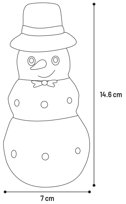 Flamingo Christmas Toy Itzel - латексова играчка 7 / 7 / 14,6 см