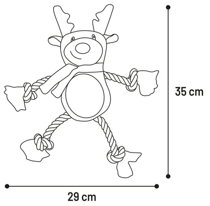 Flamingo Christmas Toy Vicente Reindeer - плюшена играчка 29 / 10 / 35 см
