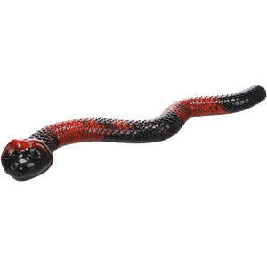Flamingo Toy Sneaky Snake - играчка за лакомства от термопластичен каучук 42 / 13 / 5,5 см, червена