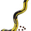 Flamingo Toy Sneaky Snake - играчка за лакомства от термопластичен каучук 42 / 13 / 5,5 см, жълта