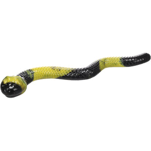 Flamingo Toy Sneaky Snake - играчка за лакомства от термопластичен каучук 42 / 13 / 5,5 см, жълта