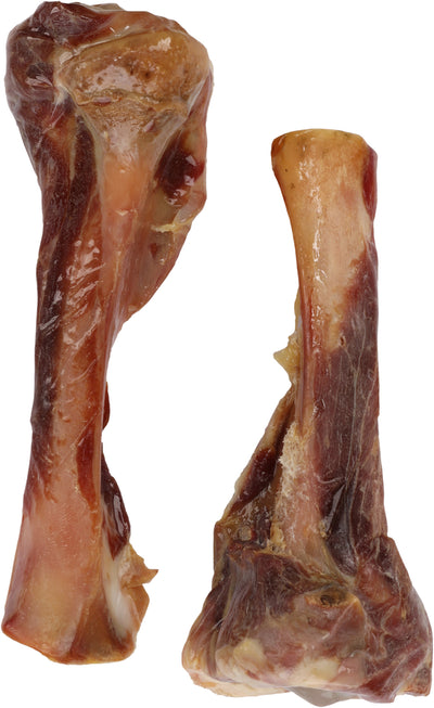 Flamingo Snacks Nature Pork Tibia Bone with Meat - свинска пищялна кост с месо 2 бр