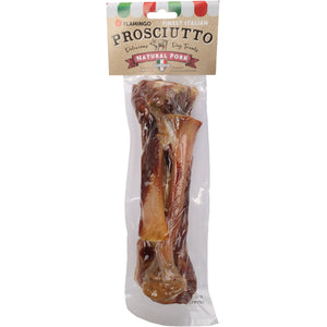 Flamingo Snacks Nature Pork Tibia Bone with Meat - свинска пищялна кост с месо 2 бр