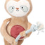 Flamingo Toy Puppy Phoebe Sloth with Rope - плюшена играчка с въже за куче 28 / 8 / 29 см