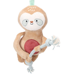 Flamingo Toy Puppy Phoebe Sloth with Rope - плюшена играчка с въже за куче 28 / 8 / 29 см