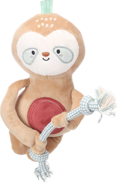 Flamingo Toy Puppy Phoebe Sloth with Rope - плюшена играчка с въже за куче 28 / 8 / 29 см