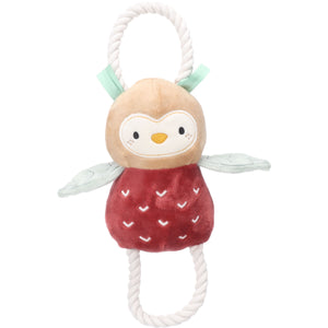Flamingo Toy Puppy Phoebe Owl with Rope - плюшена играчка с въже за куче 20 / 7,5 / 38 см