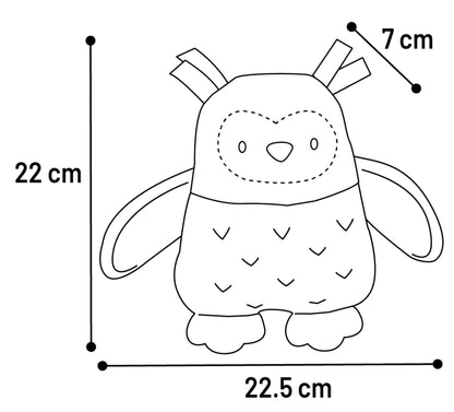 Flamingo Toy Puppy Phoebe Owl - плюшена играчка за куче 22,5 / 7 / 22 см