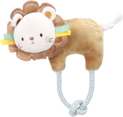 Flamingo Toy Puppy Kobe Lion with Rope - плюшена играчка с въже за куче 26 / 8 / 26 см