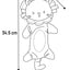 Flamingo Toy Puppy Kobe Lion - плюшена играчка за куче 14 / 6 / 34,5 см