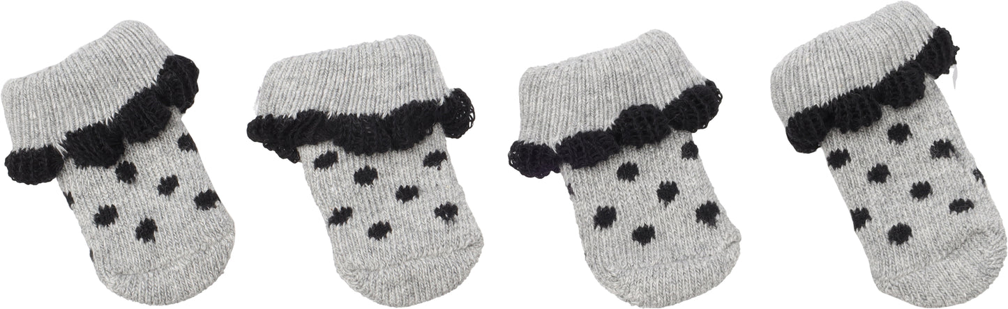 Flamingo Socks Asia S - чорапи за куче, сив