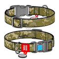 Waudog Collar Military S - нашийник с QR код за сигурност 25 / 35 см / 15 мм