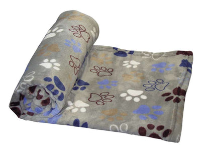 Nobby Fleece Plaid Lissi Classic Light Grey - меко одеало 50 / 75 см