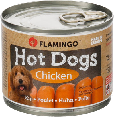 Flamingo Snacks Cocktail mini Sausages with Chicken - лакомства за куче с пилешко 120 гр