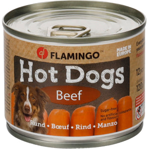 Flamingo Snacks Cocktail mini Sausages with Beef - лакомства за куче с говеждо 120 гр