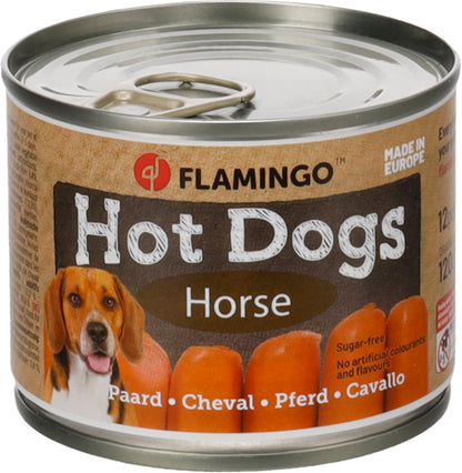 Flamingo Snacks Cocktail mini Sausages with Horse - лакомства за куче с конско 120 гр
