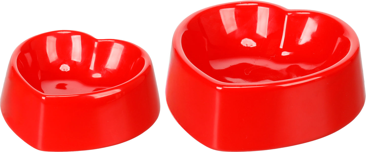 Flamingo Feeding and Drinking Bowl Zova Heart - керамична купа