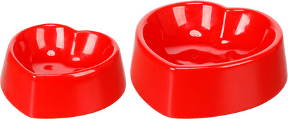 Flamingo Feeding and Drinking Bowl Zova Heart - керамична купа