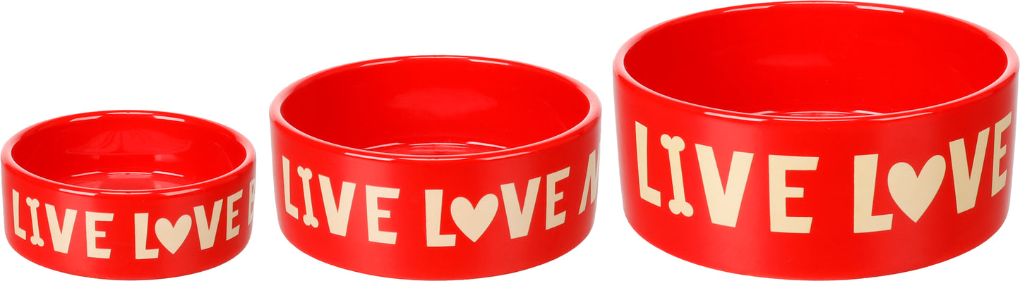 Flamingo Feeding and Drinking Bowl Liloba - керамична купа