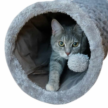 Nobby Plush Tunnel Diamond - котешки тунел  27 x 68 см, сив